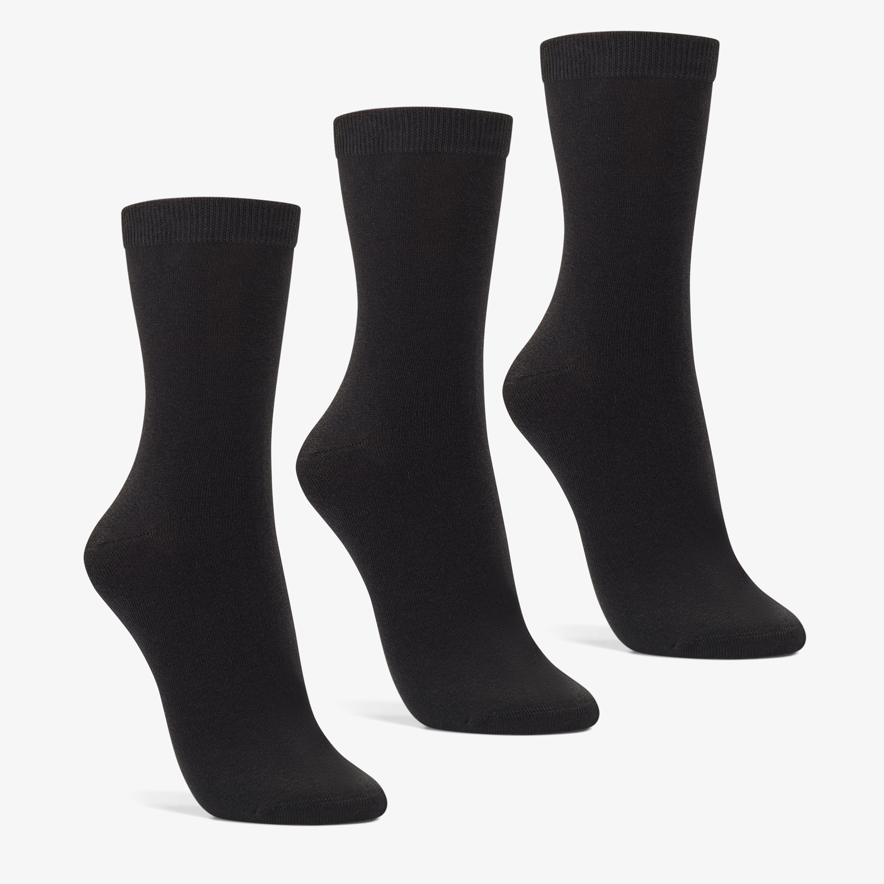 Womens Casual Crew Socks (3 Pairs Pack)